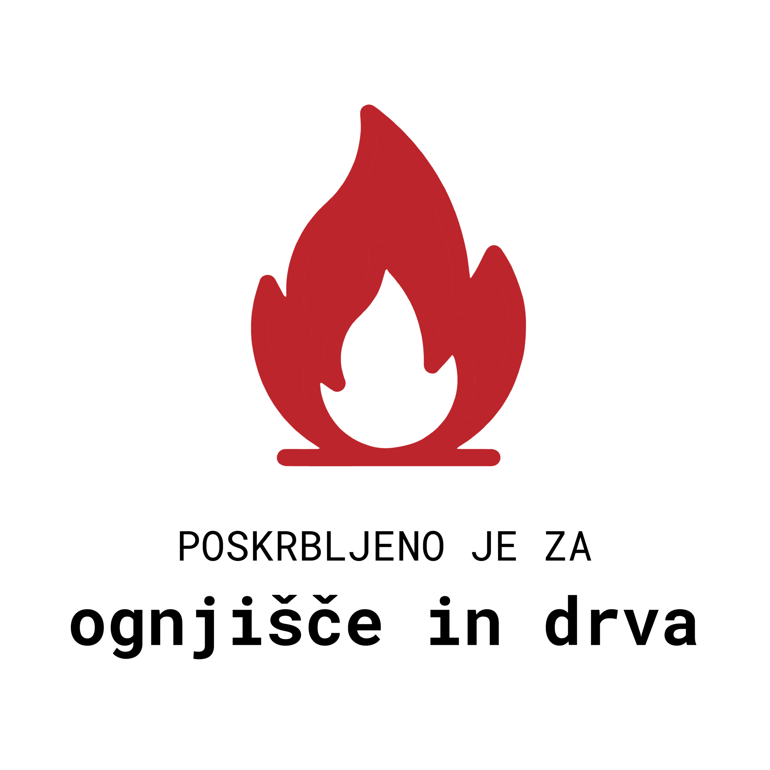 Ognjišče in drva